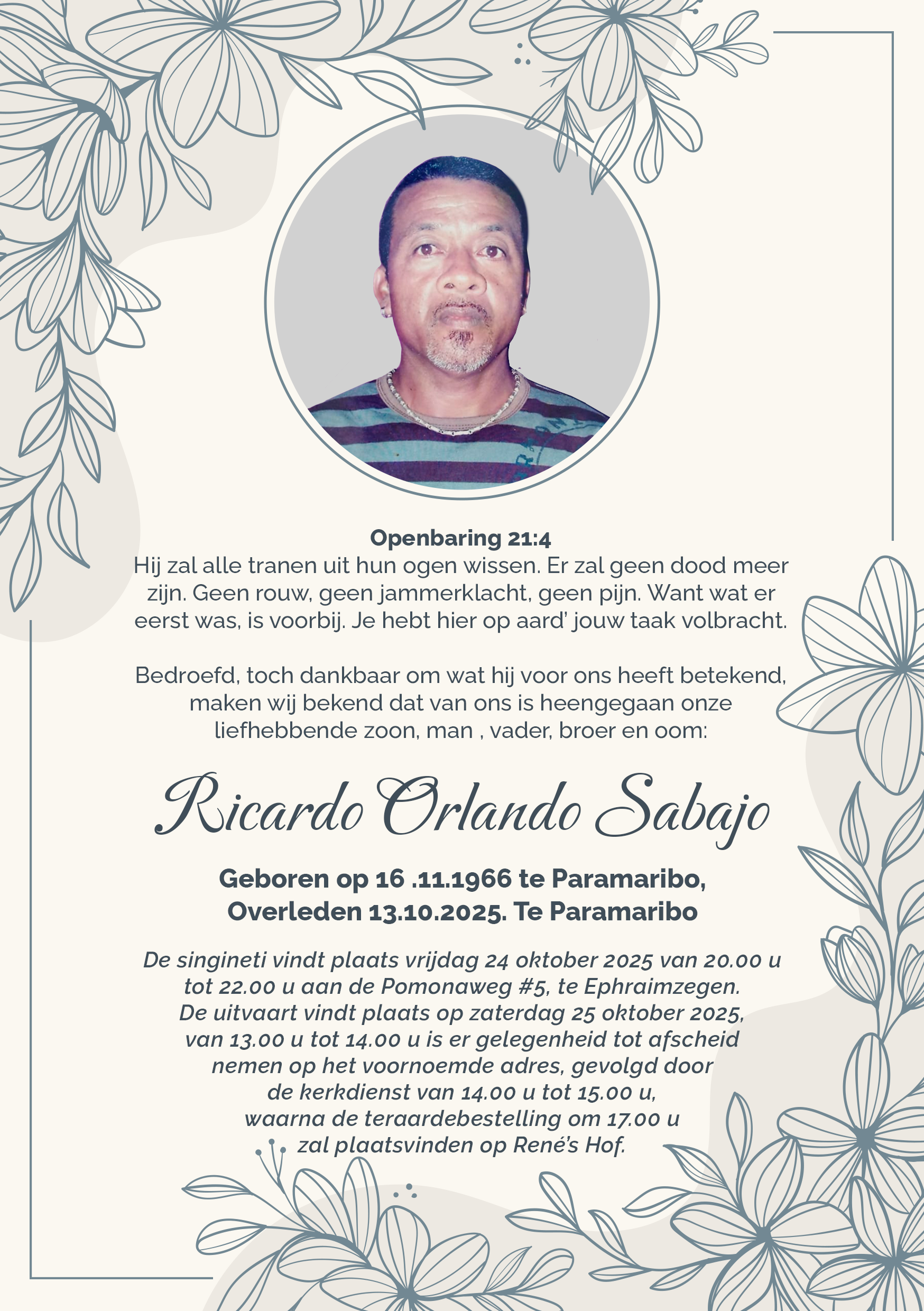 Condoleance afbeelding